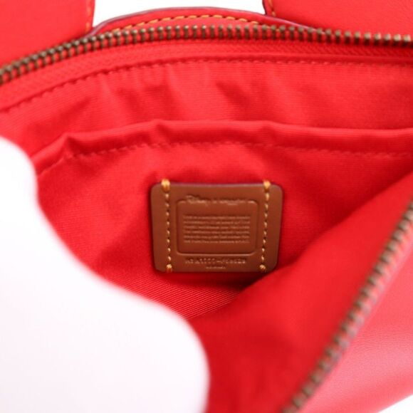 NWT Coach MICKEY MOUSE EARS Clutch  in Red - Picture 10 of 11